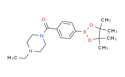CAS No. 656239-39-3, 1-Ethyl-4-[4-(tetramethyl-1,3,2-dioxaborolan-2-yl)benzoyl]piperazine