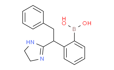 CAS No. 65734-27-2, (2-(1-(4,5-Dihydro-1H-imidazol-2-yl)-2-phenylethyl)phenyl)boronic acid