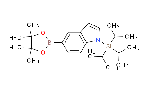 CAS No. 690631-97-1, 5-(4,4,5,5-Tetramethyl-1,3,2-dioxaborolan-2-yl)-1-(triisopropylsilyl)-1H-indole