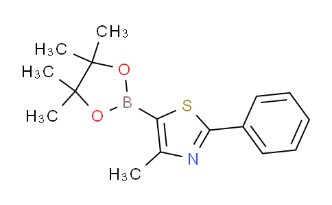 CAS No. 690632-24-7, 4-Methyl-2-phenyl-5-(4,4,5,5-tetramethyl-1,3,2-dioxaborolan-2-yl)thiazole