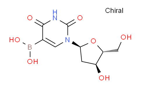 CAS No. 70577-63-8, (1-((2S,4S,5R)-4-Hydroxy-5-(hydroxymethyl)tetrahydrofuran-2-yl)-2,4-dioxo-1,2,3,4-tetrahydropyrimidin-5-yl)boronic acid