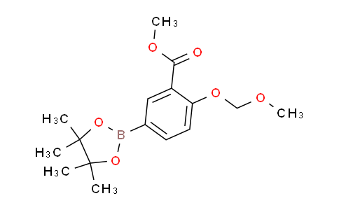 CAS No. 711012-10-1, Methyl 2-(methoxymethoxy)-5-(4,4,5,5-tetramethyl-1,3,2-dioxaborolan-2-yl)benzoate