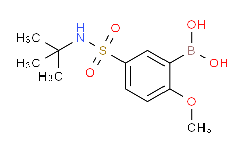 CAS No. 731016-02-7, (5-(N-(tert-Butyl)sulfamoyl)-2-methoxyphenyl)boronic acid
