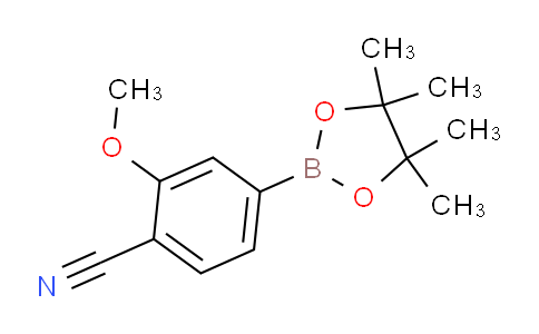 CAS No. 755030-94-5, 2-Methoxy-4-(4,4,5,5-tetramethyl-1,3,2-dioxaborolan-2-yl)benzonitrile