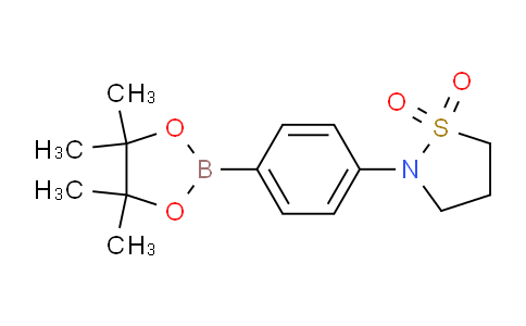 CAS No. 756520-72-6, 2-(4-(4,4,5,5-Tetramethyl-1,3,2-dioxaborolan-2-yl)phenyl)isothiazolidine 1,1-dioxide