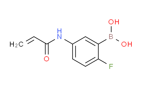 CAS No. 758697-67-5, [2-Fluoro-5-(prop-2-enamido)phenyl]boronic acid