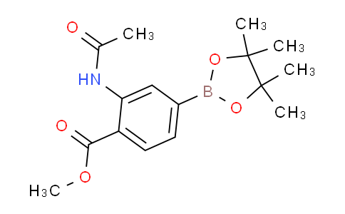 CAS No. 760989-61-5, Methyl 2-acetamido-4-(4,4,5,5-tetramethyl-1,3,2-dioxaborolan-2-yl)benzoate