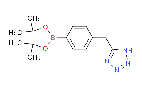 CAS No. 775351-44-5, 5-(4-(4,4,5,5-Tetramethyl-1,3,2-dioxaborolan-2-yl)benzyl)-1H-tetrazole