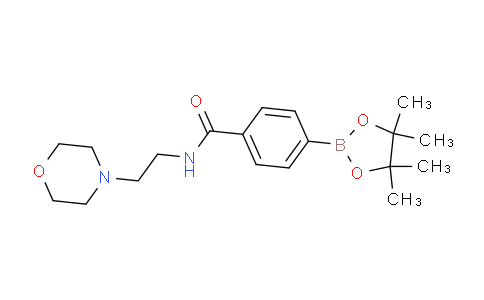 CAS No. 787591-39-3, N-(2-Morpholinoethyl)-4-(4,4,5,5-tetramethyl-1,3,2-dioxaborolan-2-yl)benzamide