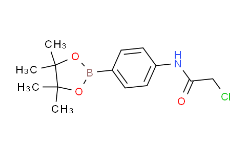 CAS No. 825630-79-3, 2-Chloro-N-(4-(4,4,5,5-tetramethyl-1,3,2-dioxaborolan-2-yl)phenyl)acetamide