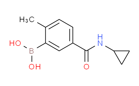 CAS No. 832114-38-2, (5-(Cyclopropylcarbamoyl)-2-methylphenyl)boronic acid