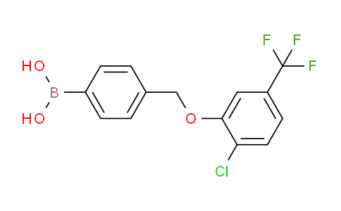 CAS No. 849062-05-1, (4-((2-Chloro-5-(trifluoromethyl)phenoxy)methyl)phenyl)boronic acid