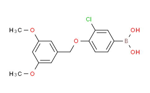 CAS No. 849062-24-4, (3-Chloro-4-((3,5-dimethoxybenzyl)oxy)phenyl)boronic acid