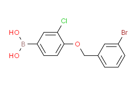 CAS No. 849062-25-5, (4-((3-Bromobenzyl)oxy)-3-chlorophenyl)boronic acid