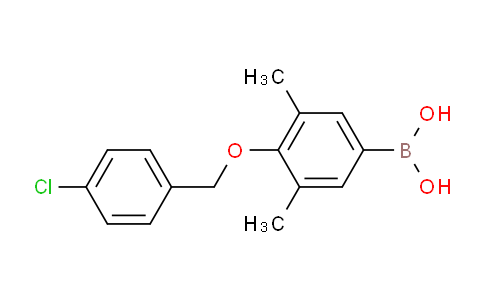 CAS No. 849062-38-0, (4-((4-Chlorobenzyl)oxy)-3,5-dimethylphenyl)boronic acid