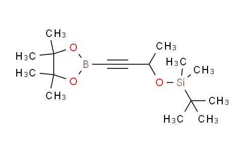 CAS No. 849820-20-8, tert-Butyldimethyl((4-(4,4,5,5-tetramethyl-1,3,2-dioxaborolan-2-yl)but-3-yn-2-yl)oxy)silane