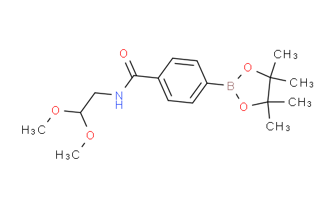 CAS No. 850411-06-2, N-(2,2-Dimethoxyethyl)-4-(4,4,5,5-tetramethyl-1,3,2-dioxaborolan-2-yl)benzamide