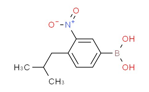 CAS No. 850568-57-9, (3-Nitro-4-isobutylphenyl)boronic acid