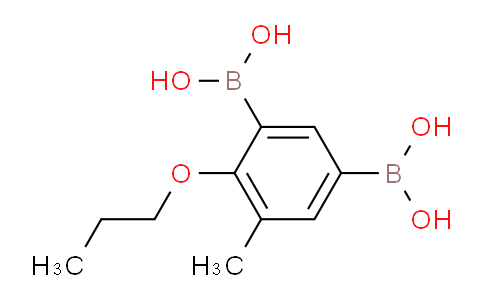 CAS No. 850568-70-6, (5-Methyl-4-propoxy-1,3-phenylene)diboronic acid