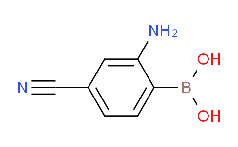CAS No. 850689-37-1, (2-Amino-4-cyanophenyl)boronic acid