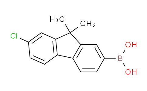 CAS No. 851119-06-7, (7-Chloro-9,9-dimethyl-9H-fluoren-2-yl)boronic acid