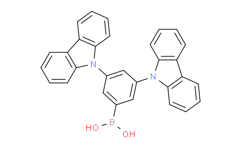 CAS No. 854952-51-5, (3,5-Di(9H-carbazol-9-yl)phenyl)boronic acid
