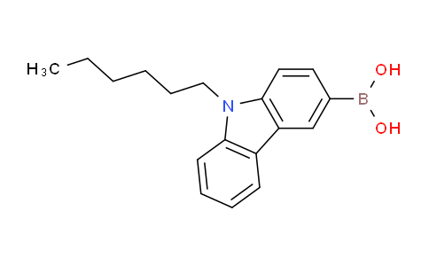 CAS No. 864550-94-7, (9-Hexyl-9H-carbazol-3-yl)boronic acid