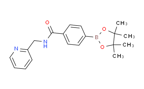 CAS No. 864754-23-4, N-(Pyridin-2-ylmethyl)-4-(4,4,5,5-tetramethyl-1,3,2-dioxaborolan-2-yl)benzamide