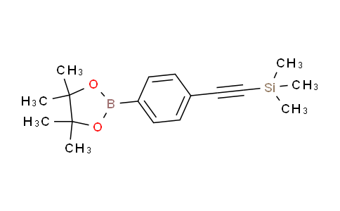 CAS No. 870238-65-6, 4,4,5,5-Tetramethyl-2-(4-trimethylsilanylethynyl-phenyl)-[1,3,2]dioxaborolane