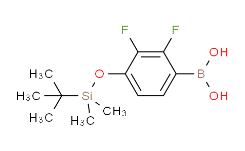 CAS No. 870646-83-6, 4-(t-Butyldimethylsilyloxy)-2,3-difluorophenylboronic acid