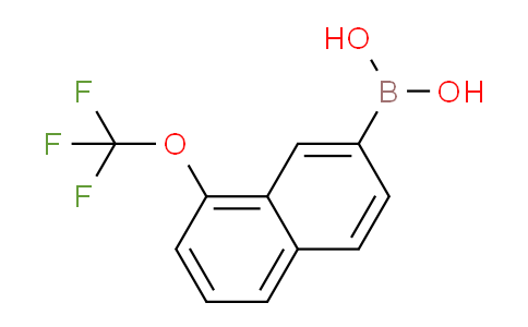 CAS No. 870822-76-7, 1-(Trifluoromethoxy)naphthalene-7-boronic acid