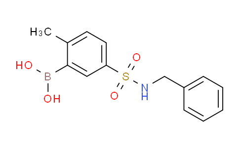 CAS No. 871329-73-6, (5-(N-Benzylsulfamoyl)-2-methylphenyl)boronic acid