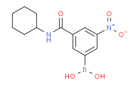 CAS No. 871332-85-3, (3-(Cyclohexylcarbamoyl)-5-nitrophenyl)boronic acid