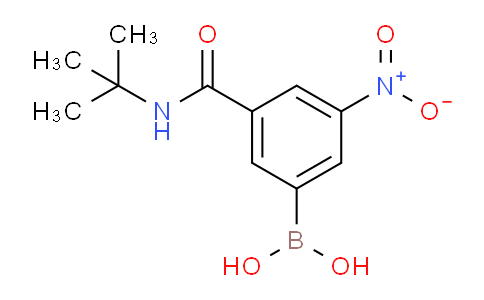 CAS No. 871332-87-5, (3-(tert-Butylcarbamoyl)-5-nitrophenyl)boronic acid