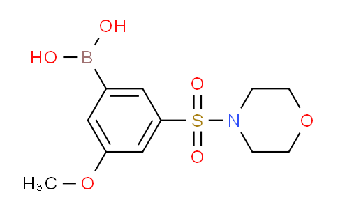 CAS No. 871333-02-7, (3-Methoxy-5-(morpholinosulfonyl)phenyl)boronic acid