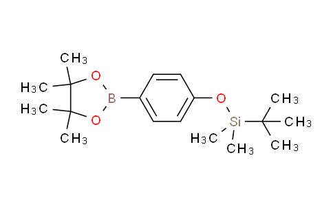 CAS No. 873426-76-7, tert-butyldimethyl(4-(4,4,5,5-tetramethyl-1,3,2-dioxaborolan-2-yl)phenoxy)silane