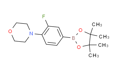 CAS No. 873431-46-0, 4-(2-Fluoro-4-(4,4,5,5-tetramethyl-1,3,2-dioxaborolan-2-yl)phenyl)morpholine