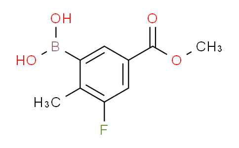 CAS No. 911370-71-3, (3-Fluoro-5-(methoxycarbonyl)-2-methylphenyl)boronic acid