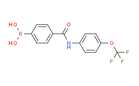 CAS No. 913198-23-9, (4-((4-(trifluoromethoxy)phenyl)carbamoyl)phenyl)boronic acid