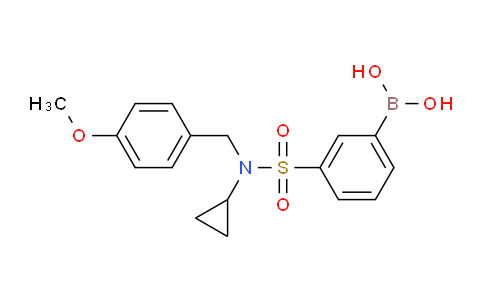 CAS No. 913836-07-4, (3-(N-Cyclopropyl-N-(4-methoxybenzyl)sulfamoyl)phenyl)boronic acid