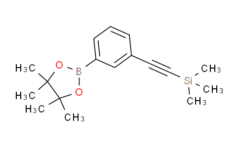 CAS No. 915402-03-8, Trimethyl((3-(4,4,5,5-tetramethyl-1,3,2-dioxaborolan-2-yl)phenyl)ethynyl)silane