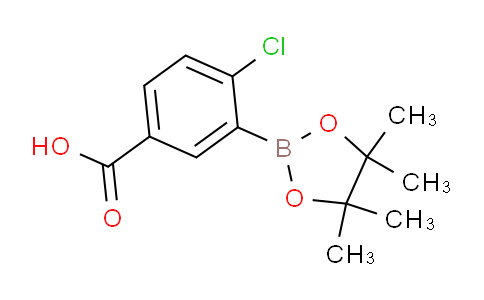 CAS No. 918331-73-4, 4-Chloro-3-(4,4,5,5-tetramethyl-1,3,2-dioxaborolan-2-yl)benzoic acid