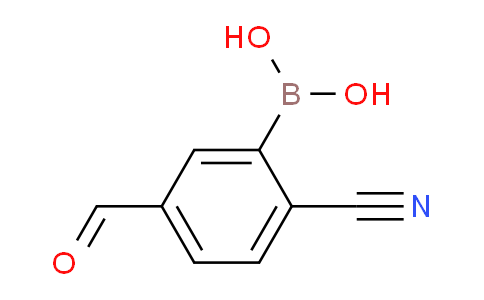 CAS No. 918413-80-6, (2-Cyano-5-formylphenyl)boronic acid