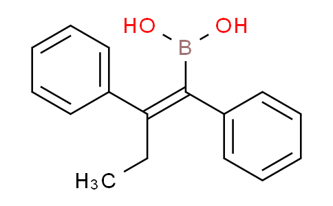 CAS No. 918793-63-2, (E)-(1,2-Diphenylbut-1-en-1-yl)boronic acid