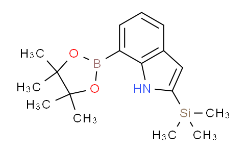 CAS No. 919119-70-3, 7-(4,4,5,5-Tetramethyl-1,3,2-dioxaborolan-2-yl)-2-(trimethylsilyl)-1H-indole