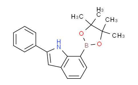 CAS No. 919119-71-4, 2-Phenyl-7-(4,4,5,5-tetramethyl-1,3,2-dioxaborolan-2-yl)-1H-indole