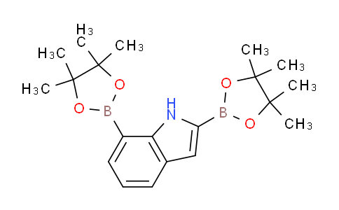CAS No. 919119-72-5, 2,7-Bis(4,4,5,5-tetramethyl-1,3,2-dioxaborolan-2-yl)-1H-indole