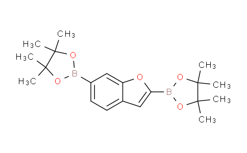 CAS No. 919119-75-8, 2,2'-(Benzofuran-2,6-diyl)bis(4,4,5,5-tetramethyl-1,3,2-dioxaborolane)