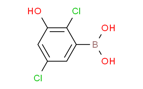 CAS No. 919355-37-6, (2,5-Dichloro-3-hydroxyphenyl)boronic acid