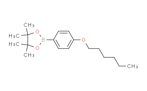 CAS No. 921937-76-0, 2-[4-(Hexyloxy)phenyl]-4,4,5,5-tetramethyl-1,3,2-dioxaborolane